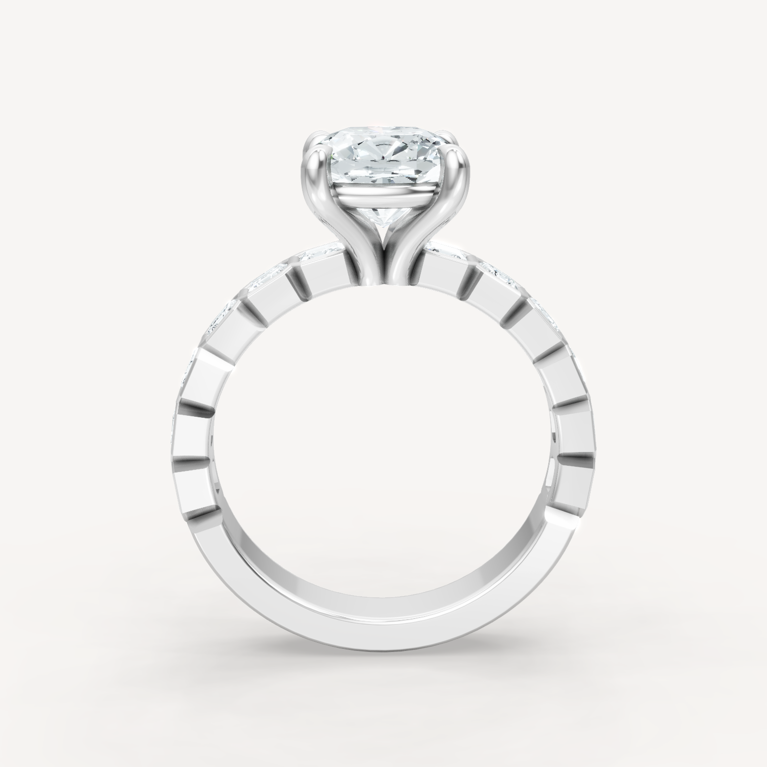 Asscher Bezel - Cushion