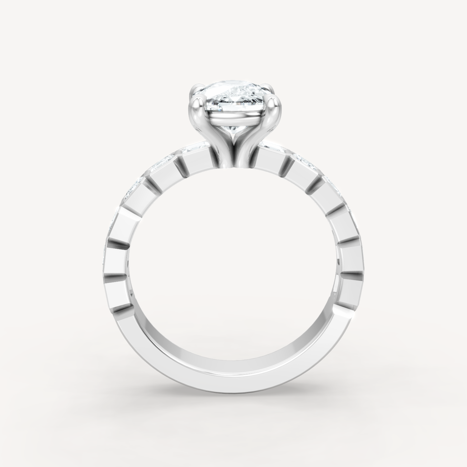 Asscher Bezel - Elongated Cushion