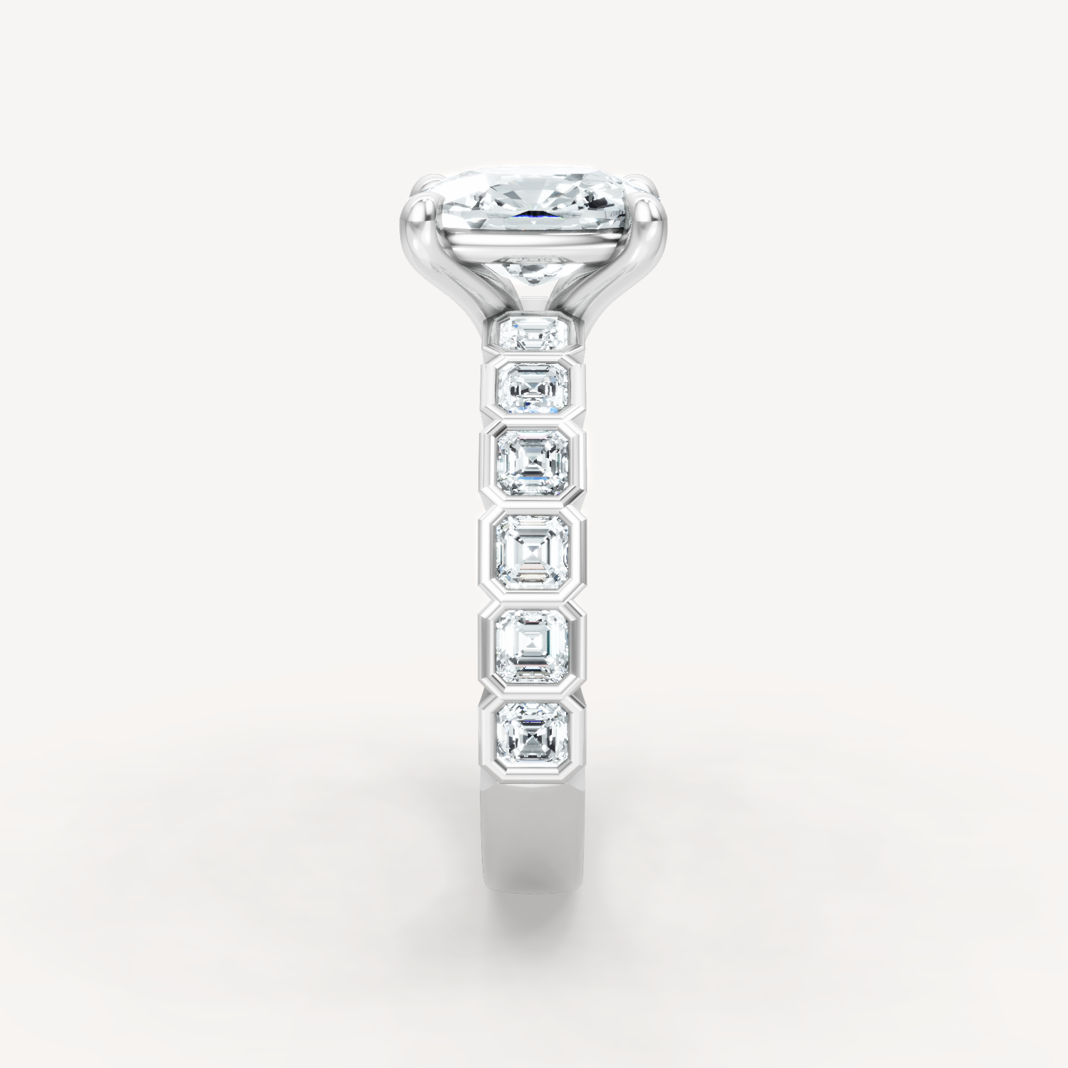 Asscher Bezel - Elongated Cushion