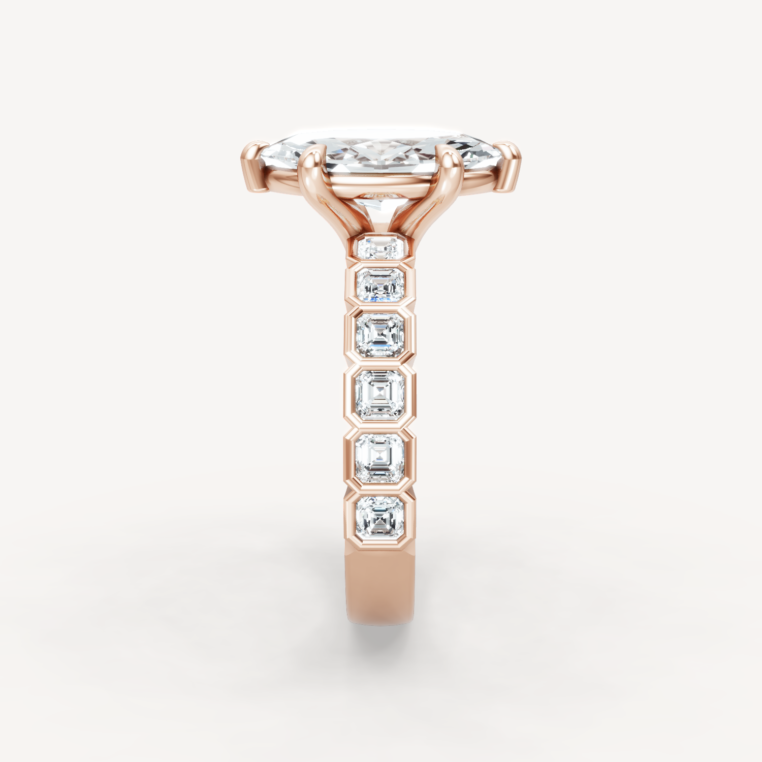 Asscher Bezel - Marquise