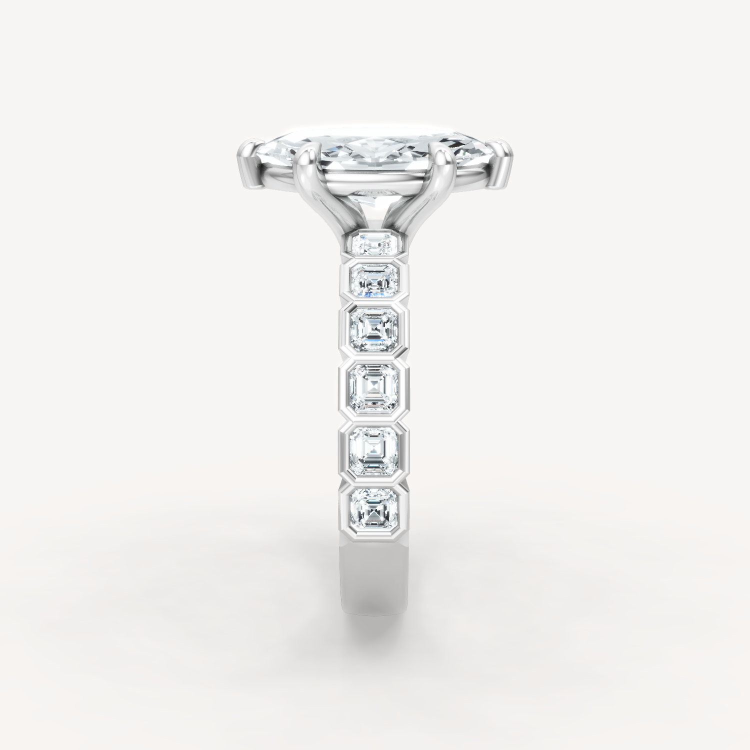 Asscher Bezel - Marquise