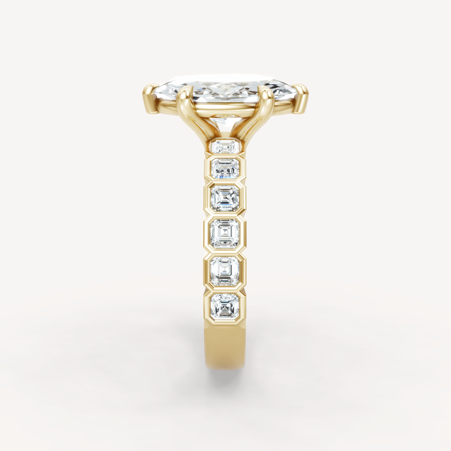 Asscher Bezel - Marquise