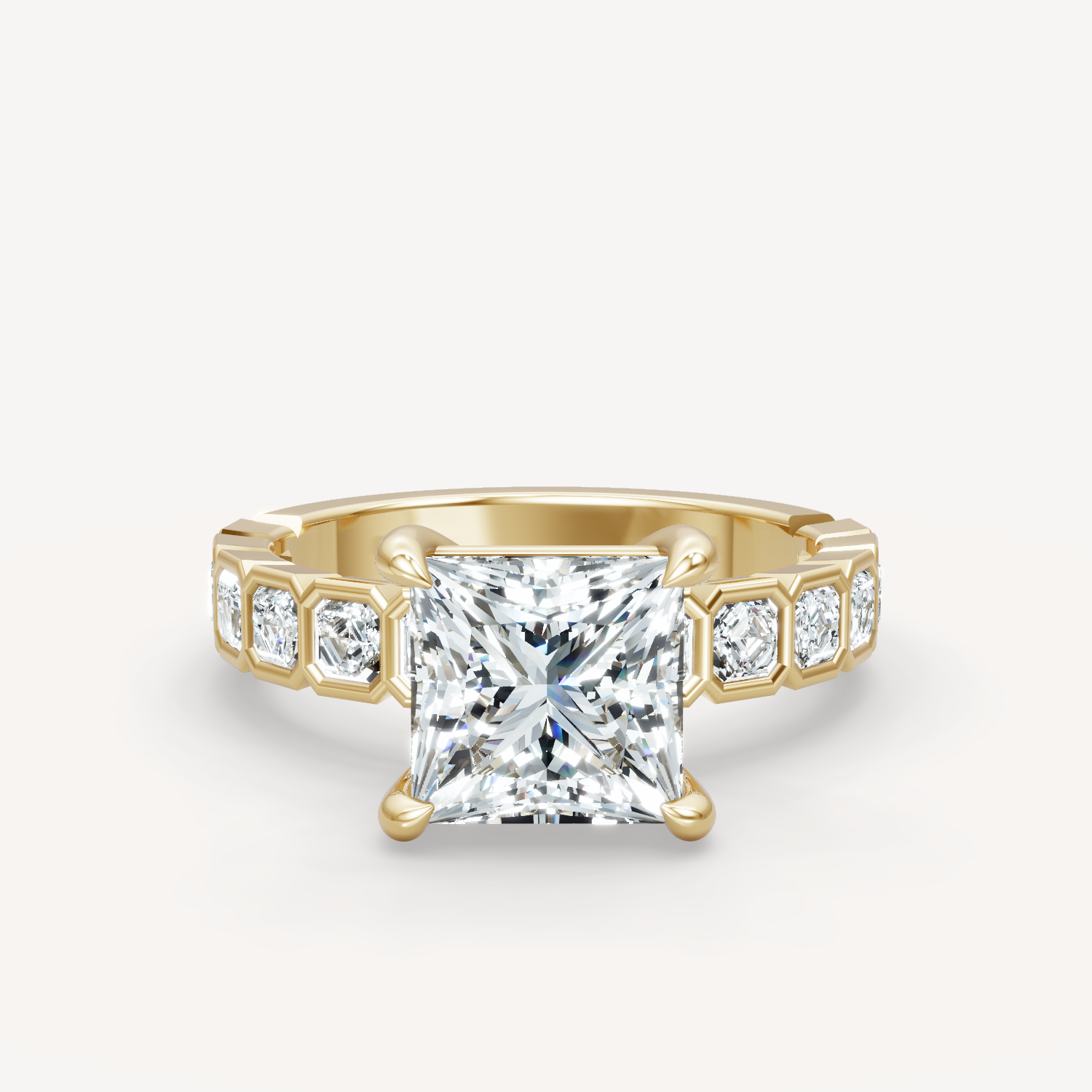 Asscher Bezel - Princess