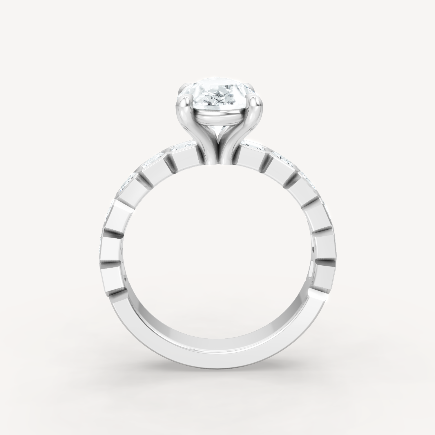 Asscher Bezel - Pear