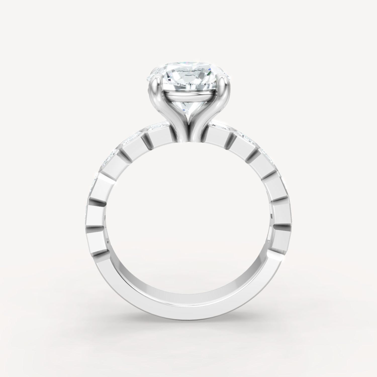 Asscher Bezel - Round