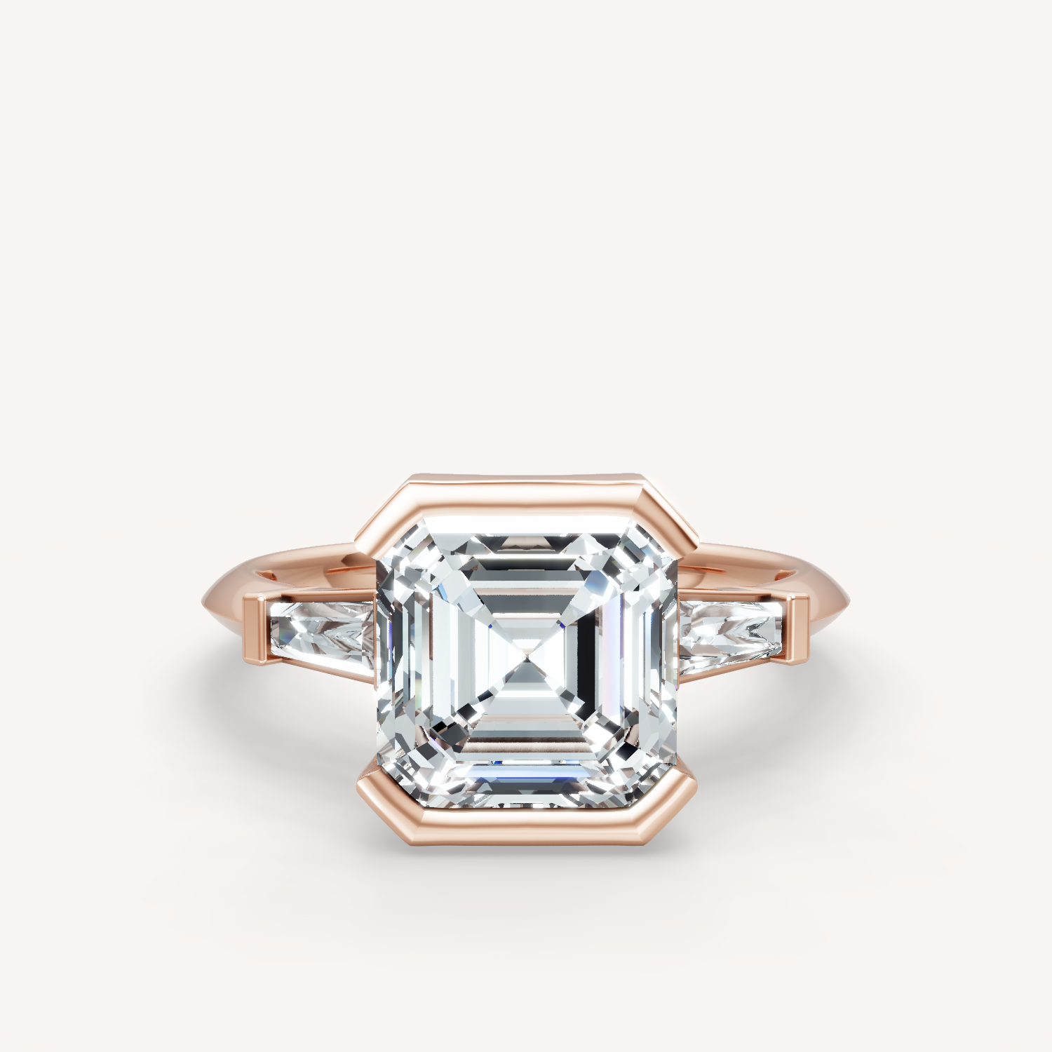 Tapered Radiance - Asscher