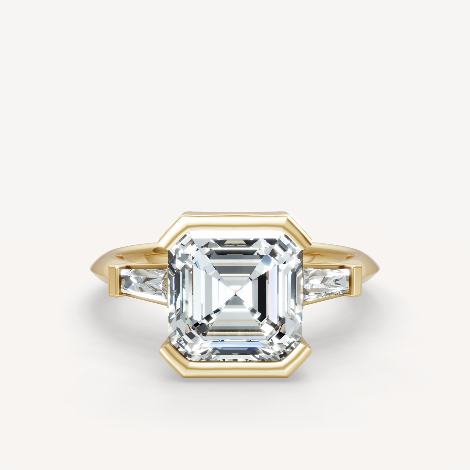 Tapered Radiance - Asscher