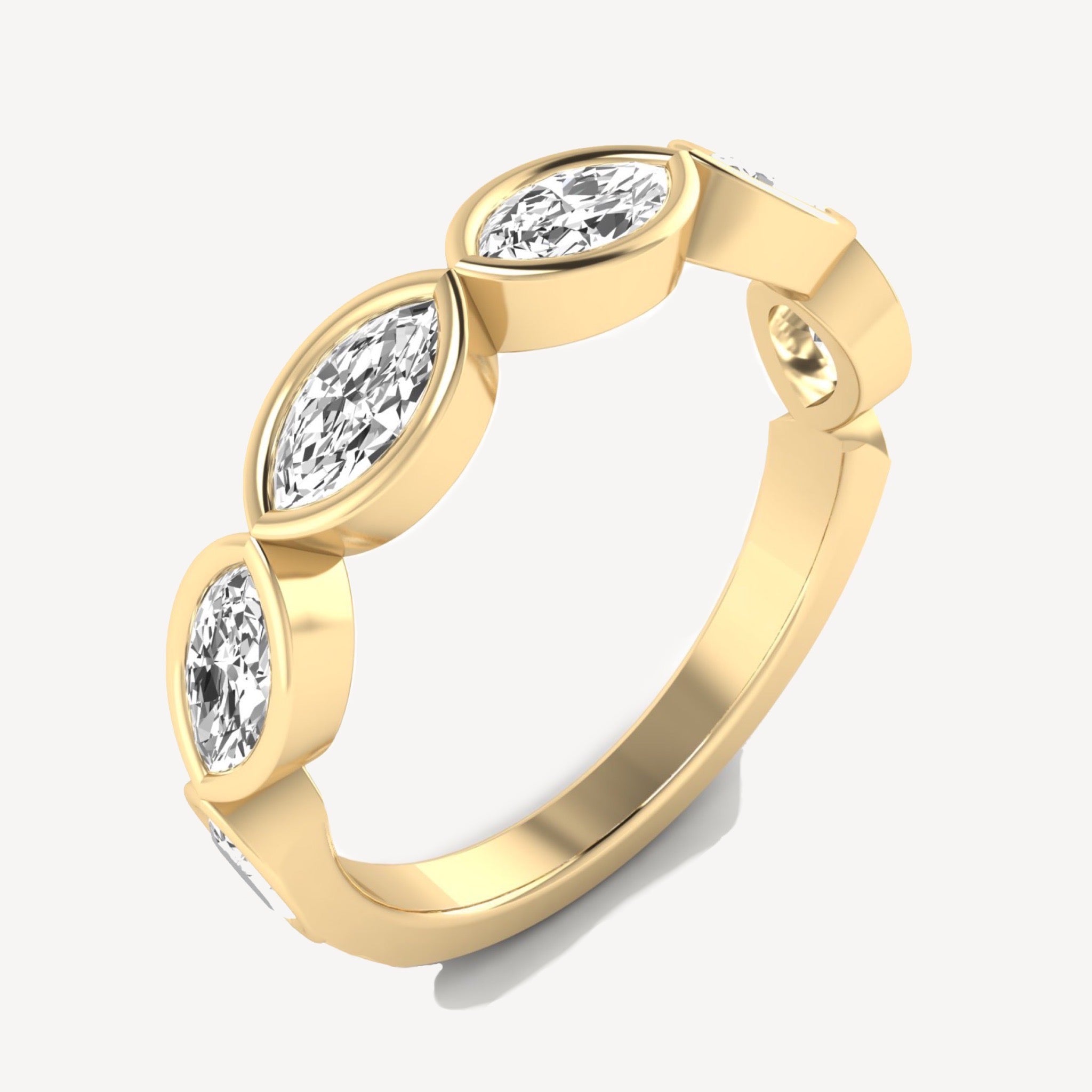 East West Bezel Marquise Band