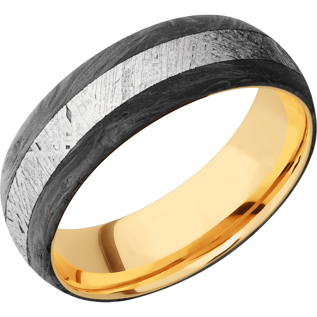Forged Carbon Fiber + None Finish + 18K Yellow Gold
