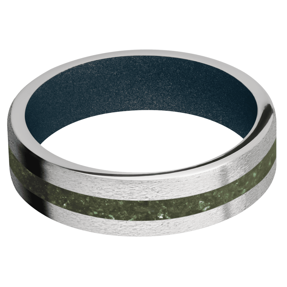 Palladium Silver + Stone Finish + Blue Titanium