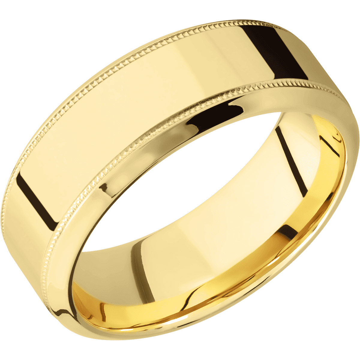 22K Yellow Gold + Polish , Polish Finish